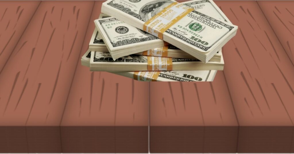 flooring with thousand of dollars