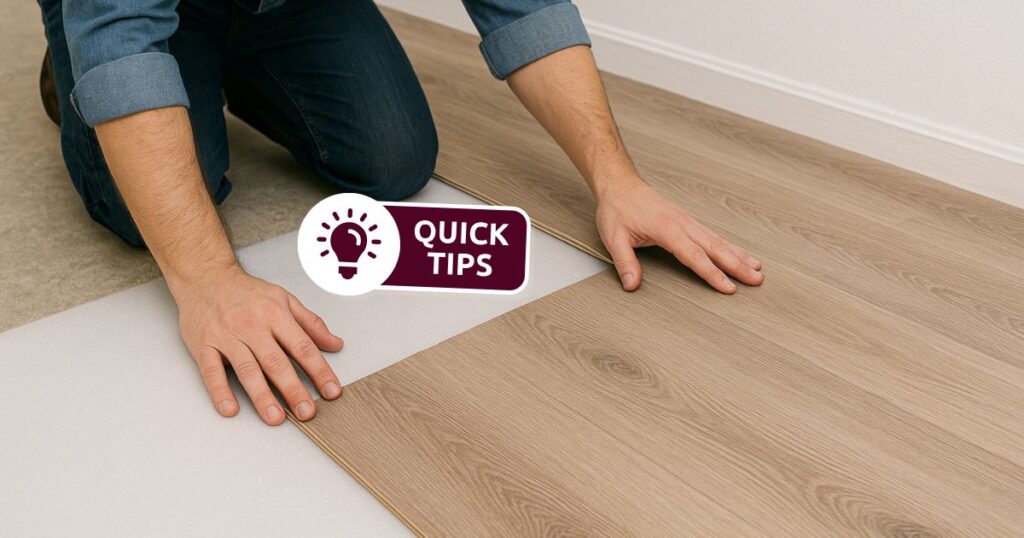 man holding the vinyl quick tips