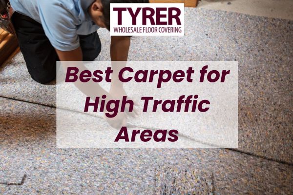 man installing carpet flooring Best Carpet for High Traffic Areas